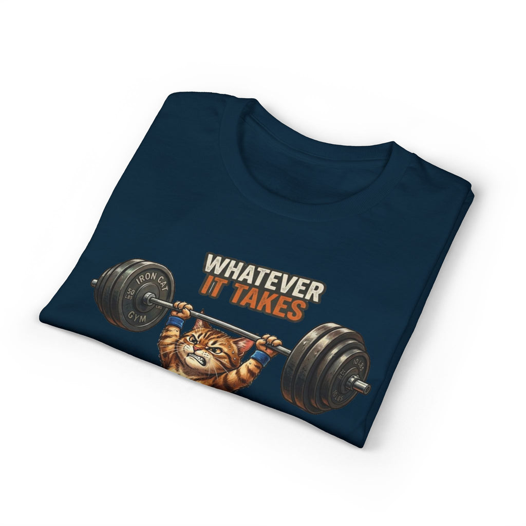 Whatever It Takes Cat Weightlifting