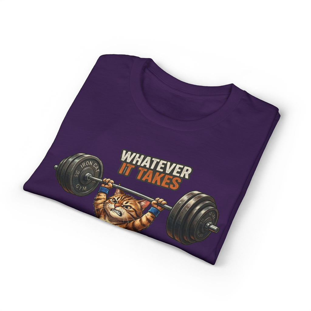 Whatever It Takes Cat Weightlifting