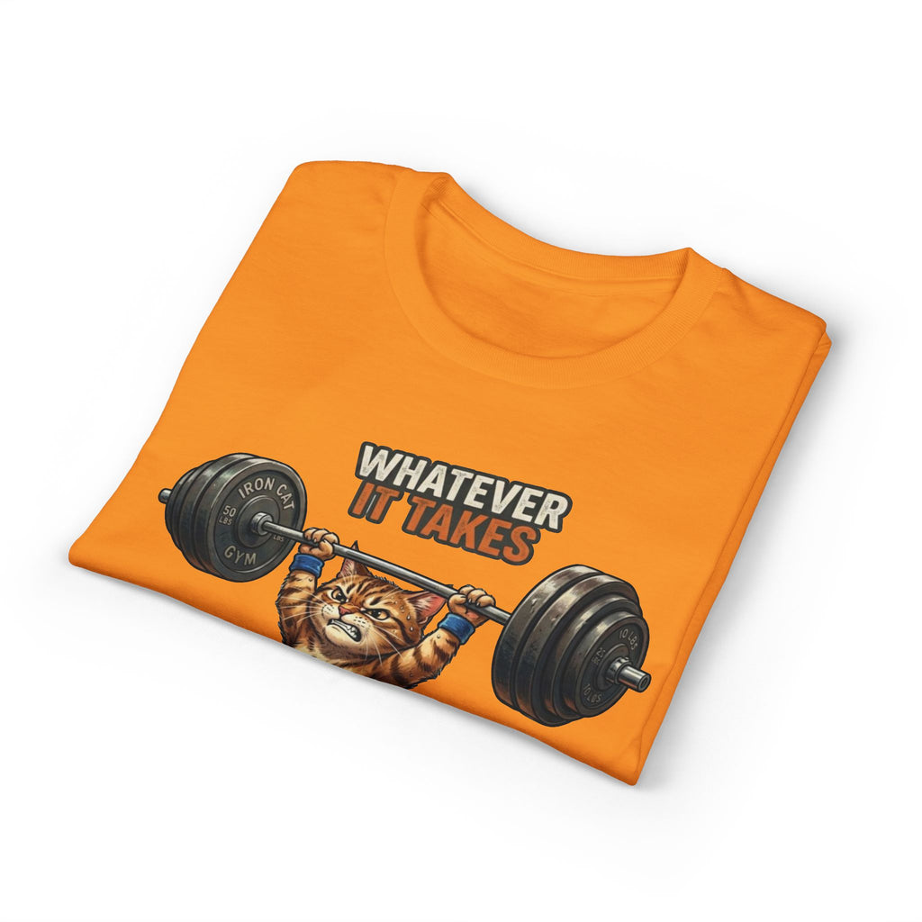 Whatever It Takes Cat Weightlifting
