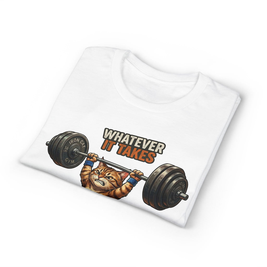 Whatever It Takes Cat Weightlifting